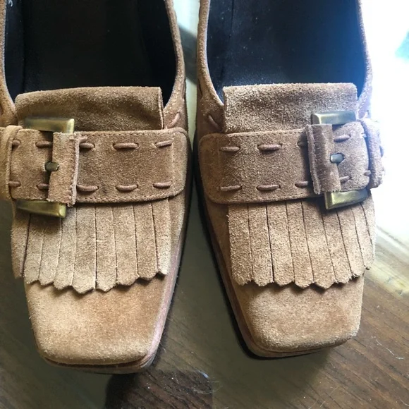 Stuart Weitzman Brown suede wedges - Picture 9 of 9